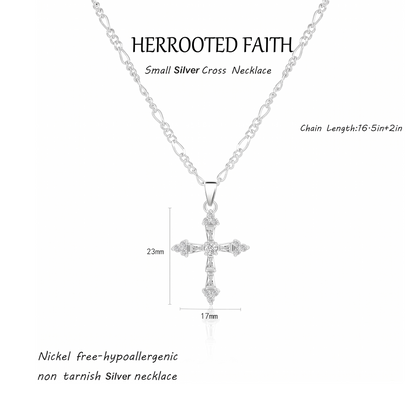 Rooted In Faith Cross Necklace