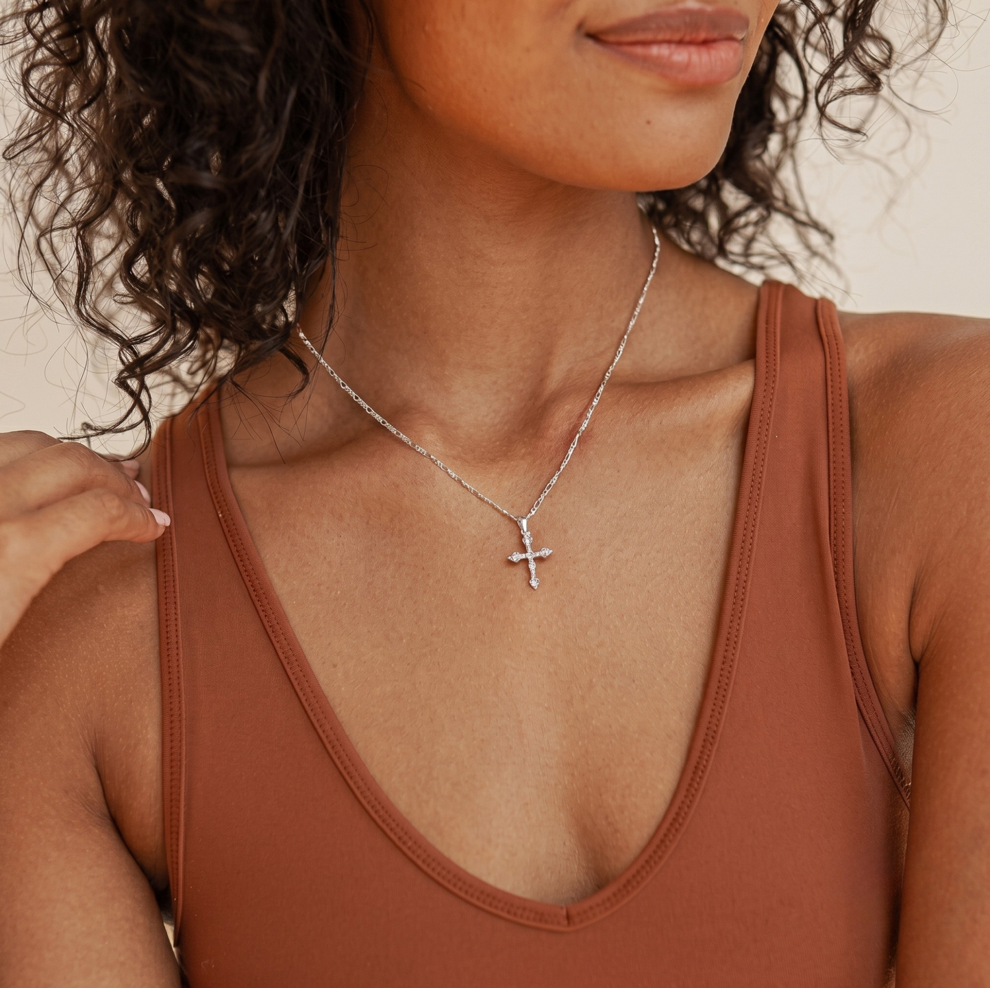 Rooted In Faith Cross Necklace