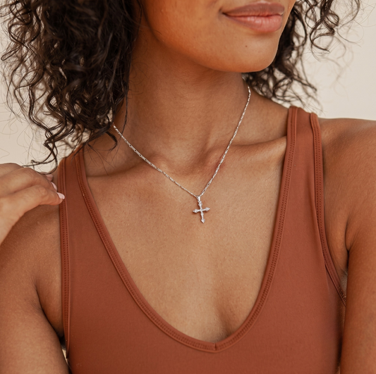 Rooted In Faith Cross Necklace